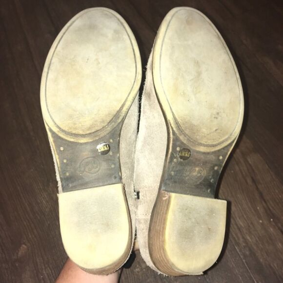 Lucky brand side zip brown suede lug sole ankle booties - Picture 4 of 4